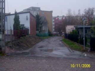 Łomża. Ulica Nadnarwiańska kanalna-od-nadn