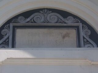 Cmentarz w Drozdowie napis