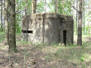 Schrony bojowe - odcinek Wólka Piaseczna wolpias2