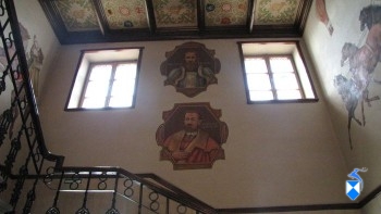 Fresk na ścianie południowej