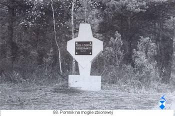 Pomnik na mogile zbiorowej.