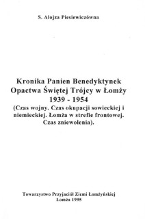 Kronika Panien Benedyktynek w Łomży Kronika Benedyktynek 2