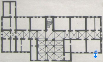Rzut poziomy budynku.