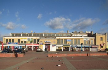 Elewacja południowa hali targowej