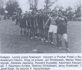 Kolejarz Łomża 1952