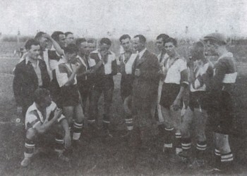 ŁKS w przerwie meczu z Hapoelem Tel-Awiw