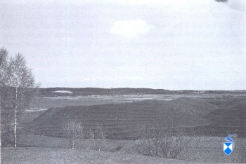 Widok z grodziska na dolinę Narwi