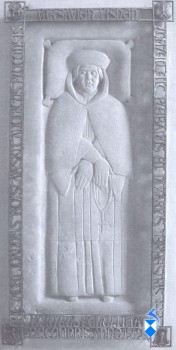 Płyta nagrobna Wojsławskiego z I połowy XVI w. (2005 r.)