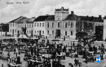 Ratusz w Łomży 1916 rok