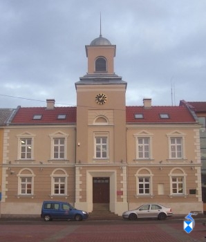 Ratusz wŁomży. Widok obecny