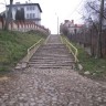 Popowa Góra Wejście na Popową Górę Kamiennym schodkami w ciągu ul Krzywe Koło