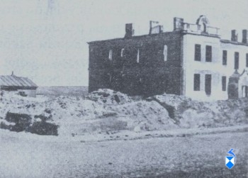 Szpitale dawnej Łomży Ruiny szpitala żydowskiego w Łomży 1944 r