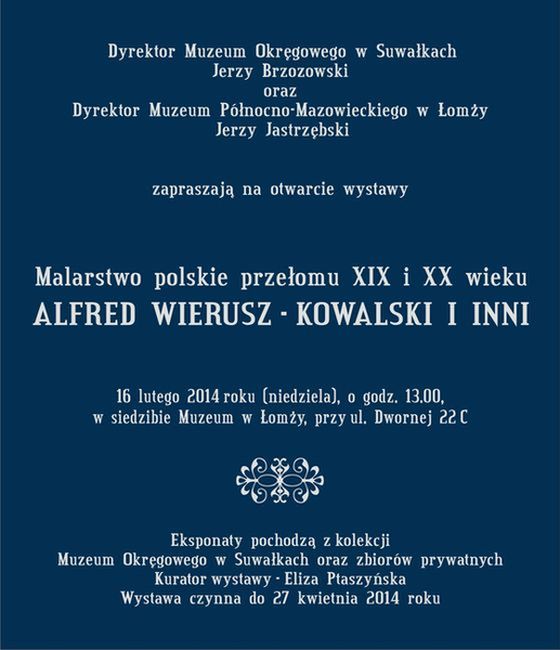 Zaproszenie Malarstwo polskie1