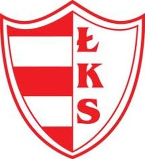 Powstanie Łomżyńskiego Klubu Sportowego ŁKS Łomża - odznaka tarcza