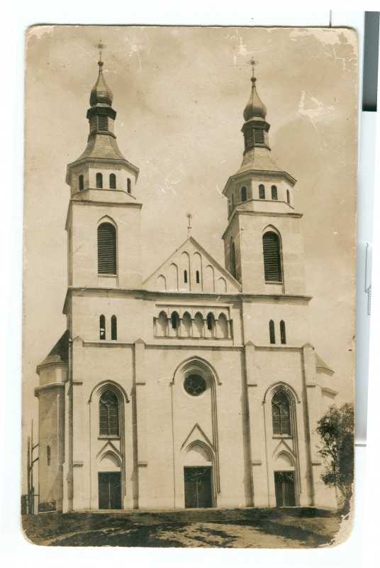 Kościół murowany – widok z 1939 r.