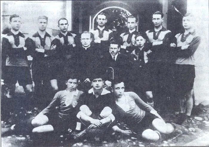 Drużyna piłkarska z Grajewa 19240 - 25. Autor fotografii nieznany