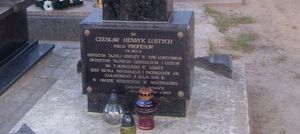 Nagrobek Czesława Lustycha - ikonka