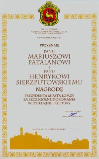 Dyplom dla wydawców Serwisu