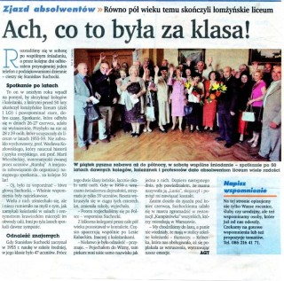 Zjazd absolwentów po 50 latach