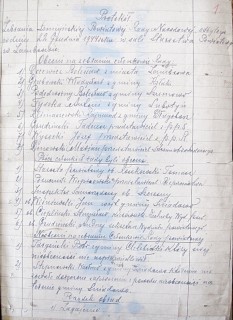 Kalendarium łomżyńskie_22 grudnia 1944r APB-Ł, Protokoły posiedzeń Powiatowej Rady Narodowej z lat 1944-1946, sygn.1, k.1