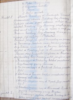 Kalendarium łomżyńskie_22 grudnia 1944r APB-Ł, Protokoły posiedzeń Powiatowej Rady Narodowej z lat 1944-1946, sygn.1, k.2 /lewa strona/