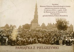 Pamiątka z pielgrzymki