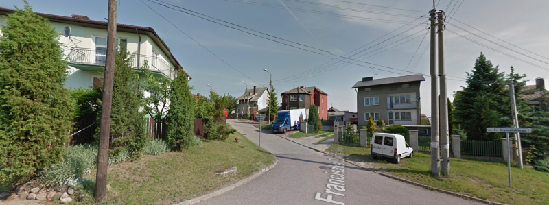 Ul. Franciszka Szymańskiego od ul. Górnej.