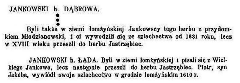 Jankowscy ziemi nowogrodzkiej - część 2